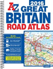 A-Z Great Britain Road Atlas 2016 A4 Spl by Geographers A-Z Book The Cheap Fast
