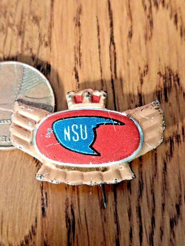 Vintage tin plate nsu - tin,