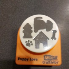 McGill Craftivity Craft Puppy Love - Punch Confetti Cut Paper Card Die Cut