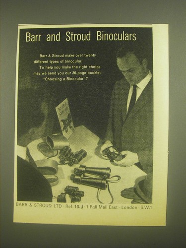 1962 barr stroud binoculars - barr, &