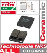 2 rear brake pads TRW Organic MCB510 PGO 150 Bugrider 05-