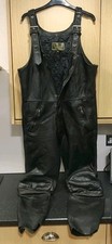 Vintage Detlev Louis Motorcycle Leather Dungarees