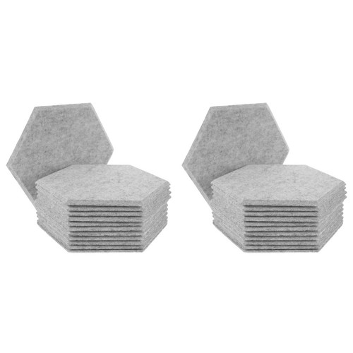 24pcs silver felt - 24pcs, sound