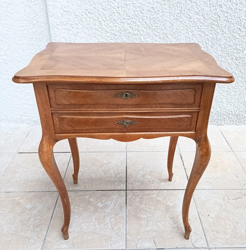 Louis walnut dressing table - walnut,