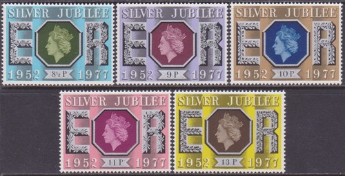Set qeii 1977 silver - gb,