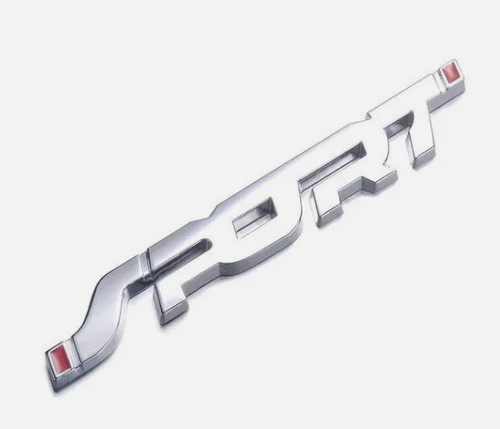 Metal car badge - metal, sticker