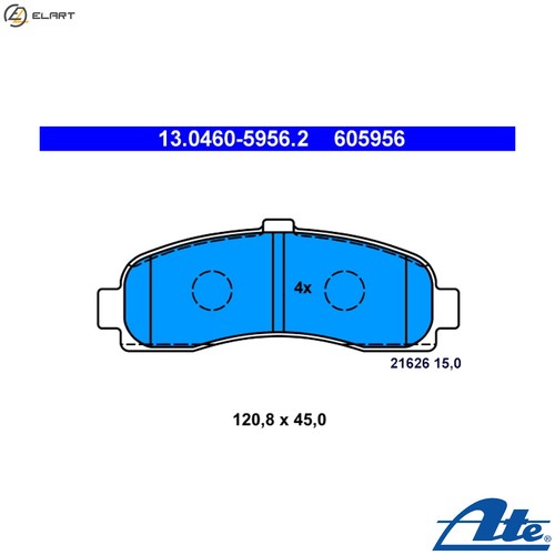 Brake pad set disc - brake,