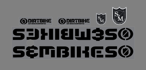 Bikes dirtbike bmx - dirtbike, decals
