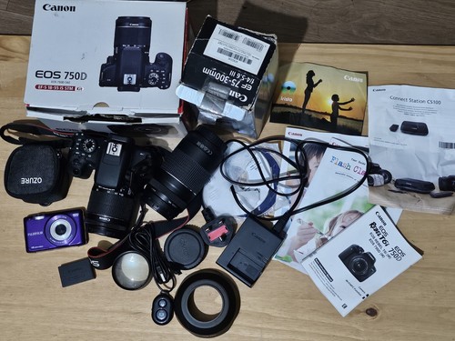 Canon camera eos 750d with - canon,