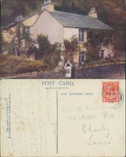 Grasmere Dove Cottage GB 1926 Cancel GP Abraham 