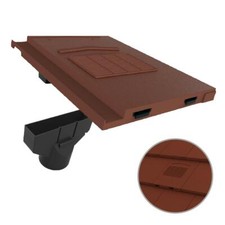 Antique Red Marley Modern /