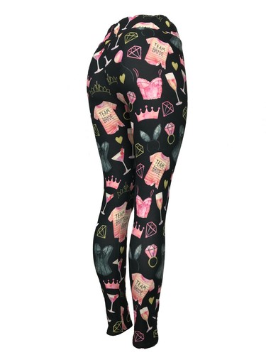 Team bride leggings - bride, crowns