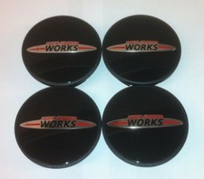 Genuine MINI JCW Alloy Wheel Centre Badge Hub Cap Emblems R50 R53 R55 R56 917