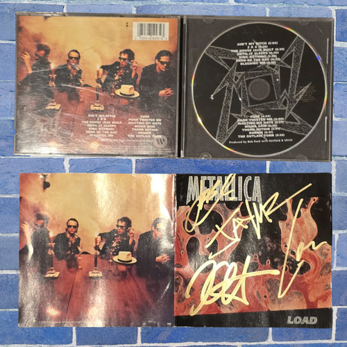 Metallica signed 4 - signed,