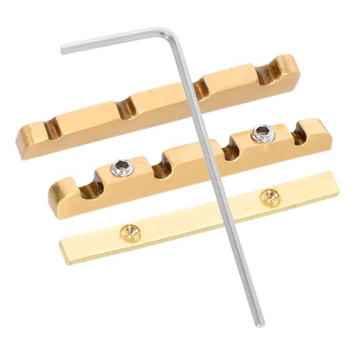Vintage bass bridge saddles - bass,