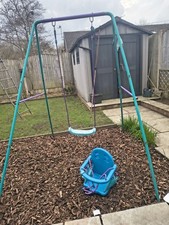 Plum 2-in-1 Swing Set Durable Outdoor Play Equipment for Kids