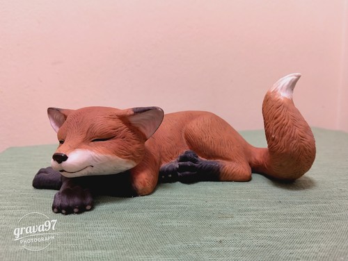 Snuggle babies porcelain fox - porcelain,