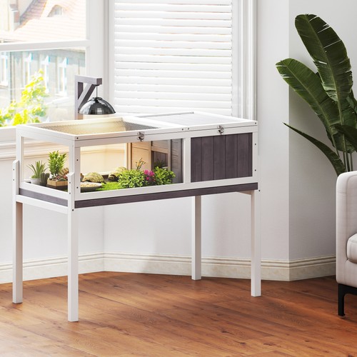 Pawhut wooden tortoise house - wooden,