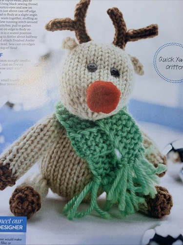 Knitting pattern 1951 - knitting, reindeer