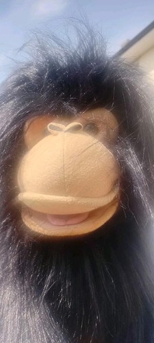 Large 75cm black hairy - hairy, chimp