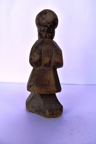 Antique wooden primitive - antique, doll