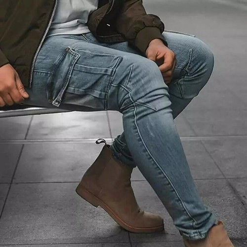 Mens slim fit jeans cargo - fit,
