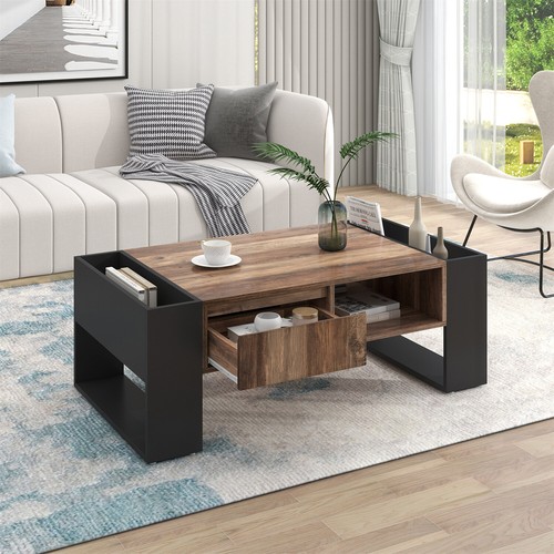 Rectangle coffee table wooden - table,