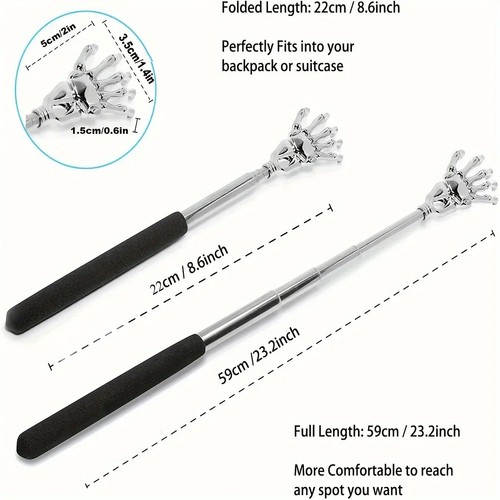 Extendable back scratcher - back,