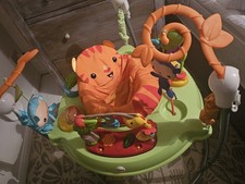 Fisher-Price Roarin' Rainforest Jumperoo Activity Center with Lights Music