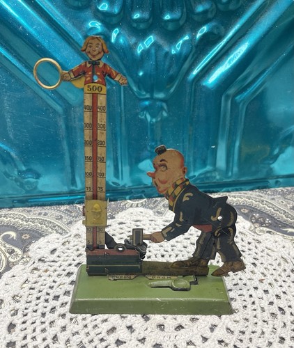 Antique german spring tin - antique, toy
