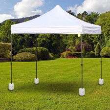 Gazebo Weights Outdoor Canopy Tent Leg Weight Anchor Sand Water Fill 4Pack 36kg