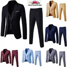 Men's 3 Piece Slim Fit Suit