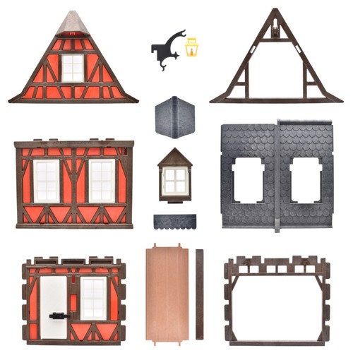 Playmobil half timbered house - playmobil, half-timbered