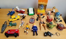 Vintage CURIOS Joblot Toy COLLECTABLES 24 items Figures Teapots DieCast Vehicles