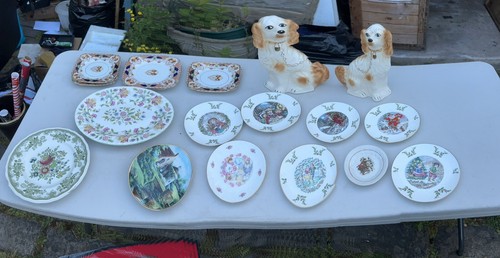 Vintage ceramic tea set - vintage,