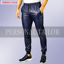 Men's Real Lambskin Navy