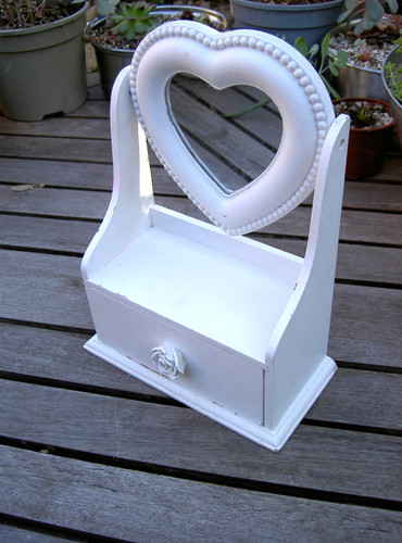 Miniature jewellry box mirror - miniature,