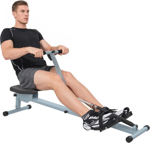 Homcom compact rowing machine - homcom,