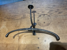Cast iron metal coat hanger - cast, &