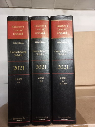 Halsburys laws england 5th - halsburys,