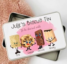 personalised biscuit tin 