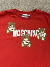 Moschino Red Short Sleeve T Shirt Age 4