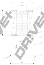 DR!VE+ L11.0053 Oil Filter