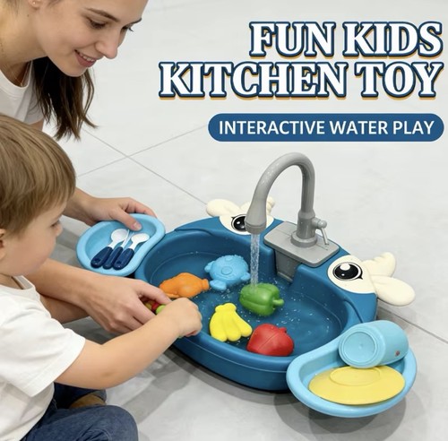 Play kitchen set - kitchen, simulated
