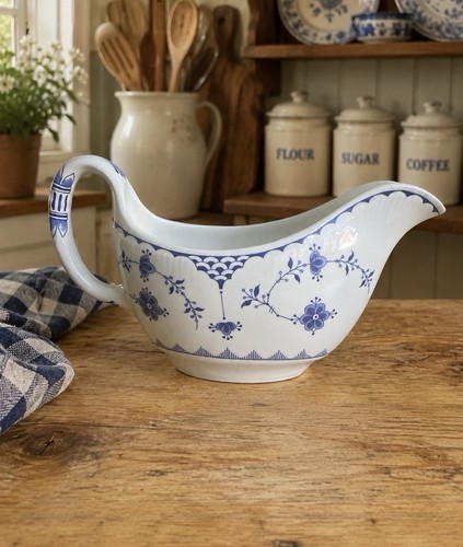 Vintage furnivals blue white - vintage,