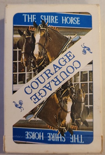 Courage brewery playing cards - courage,