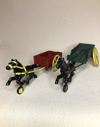 Antique cast iron horse - iron,