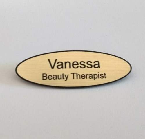 Name badges hotel engraved - badges,