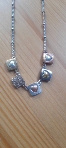 New one button necklace - new,