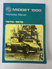 MG Midget 1500 1975 to 1979 Factory Workshop Manual AKM 4071 B